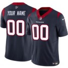 Toddler Houston Texans Customized Limited Navy FUSE Vapor Jersey