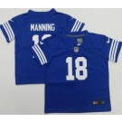 Toddler Indianapolis Colts #18 Peyton Manning Limited Blue Vapor Jersey