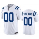 Toddler Indianapolis Colts Customized Limited White FUSE Vapor Jersey