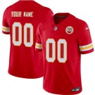 Toddler Kansas City Chiefs Customized Limited Red FUSE Vapor Jersey