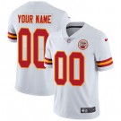 Toddler Kansas City Chiefs Customized Limited White Vapor Jersey