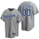 Toddler Kansas City Royals Customized Gray Road Cool Base Jersey