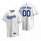 Toddler Kansas City Royals Customized White 2020 Cool Base Jersey