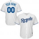 Toddler Kansas City Royals Customized White Cool Base Jersey