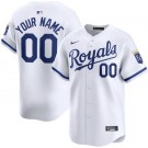 Toddler Kansas City Royals Customized White Limited Jersey