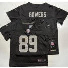Toddler Las Vegas Raiders #89 Brock Bowers Limited Black Vapor Jersey