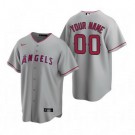Toddler Los Angeles Angels Customized Gray Road 2020 Cool Base Jersey