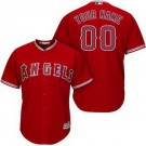 Toddler Los Angeles Angels Customized Red Cool Base Jersey