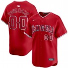 Toddler Los Angeles Angels Customized Red Limited Jersey