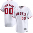 Toddler Los Angeles Angels Customized White Limited Jersey