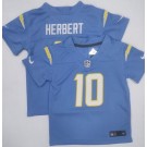Toddler Los Angeles Chargers #10 Justin Herbert Limited Powder Blue Vapor Jersey