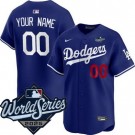 Toddler Los Angeles Dodgers Custom Royal 2025 World Series Limited Jersey