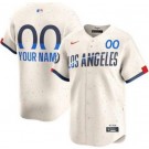 Toddler Los Angeles Dodgers Customized Cream 2024 City Connect Limtied Jersey