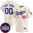 Toddler Los Angeles Dodgers Customized Cream 2025 Tokyo Series Limited Jersey