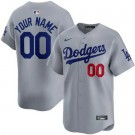 Toddler Los Angeles Dodgers Customized Gray Limited Jersey