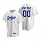 Toddler Los Angeles Dodgers Customized White 2020 Cool Base Jersey