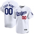Toddler Los Angeles Dodgers Customized White Limited Jersey