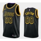 Toddler Los Angeles Lakers Customized Black City Icon Swingman Jersey