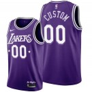 Toddler Los Angeles Lakers Customized Purple 2021 City Icon Swingman Jersey