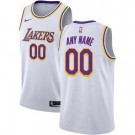 Toddler Los Angeles Lakers Customized White Icon Swingman Jersey