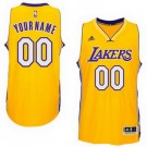 Toddler Los Angeles Lakers Customized Yellow Icon Swingman Adidas Jersey