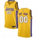 Toddler Los Angeles Lakers Customized Yellow Icon Swingman Jersey