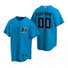 Toddler Miami Marlins Customized Blue Alternate 2020 Cool Base Jersey