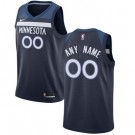 Toddler Minnesota Timberwolves Customized Black Icon Swingman Jersey