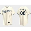 Toddler Minnesota Twins Customized Cream Alternate Cool Base Jersey