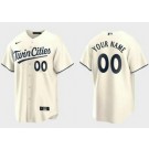 Toddler Minnesota Twins Customized Cream Alternate Player Number Cool Base Jersey