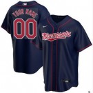 Toddler Minnesota Twins Customized Navy Alternate Cool Base Jersey