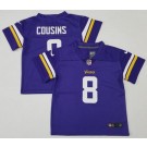 Toddler Minnesota Vikings #8 Kirk Cousins Limited Purple Vapor Jersey