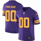 Toddler Minnesota Vikings Customized Limited Purple Rush Color Jersey