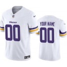 Toddler Minnesota Vikings Customized Limited White FUSE Vapor Jersey