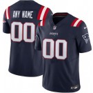 Toddler New England Patriots Customized Limited Navy FUSE Vapor Jersey