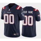 Toddler New England Patriots Customized Limited Navy Vapor Jersey