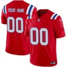 Toddler New England Patriots Customized Limited Red FUSE Vapor Jersey