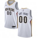 Toddler New Orleans Pelicans Customized White Icon Swingman Jersey