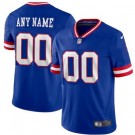 Toddler New York Giants Customized Limited Blue Classic Vapor Jersey