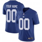 Toddler New York Giants Customized Limited Blue Vapor Jersey