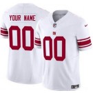 Toddler New York Giants Customized Limited White FUSE Vapor Jersey