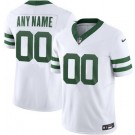Toddler New York Jets Customized Limited White Legacy FUSE Vapor Jersey