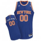 Toddler New York Knicks Customized Blue Icon Swingman Adidas Jersey