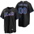 Toddler New York Mets Customized Black 2022 Cool Base Jersey