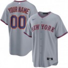 Toddler New York Mets Customized Gray 2025 Cool Base Jersey