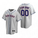 Toddler New York Mets Customized Gray Road 2020 Cool Base Jersey