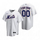 Toddler New York Mets Customized White Stripes 2020 Cool Base Jersey