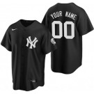 Toddler New York Yankees Customized Black Cool Base Jersey