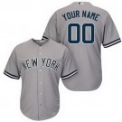 Toddler New York Yankees Customized Gray Cool Base Jersey