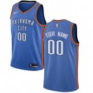 Toddler Oklahoma City Thunder Customized Blue Icon Swingman Jersey